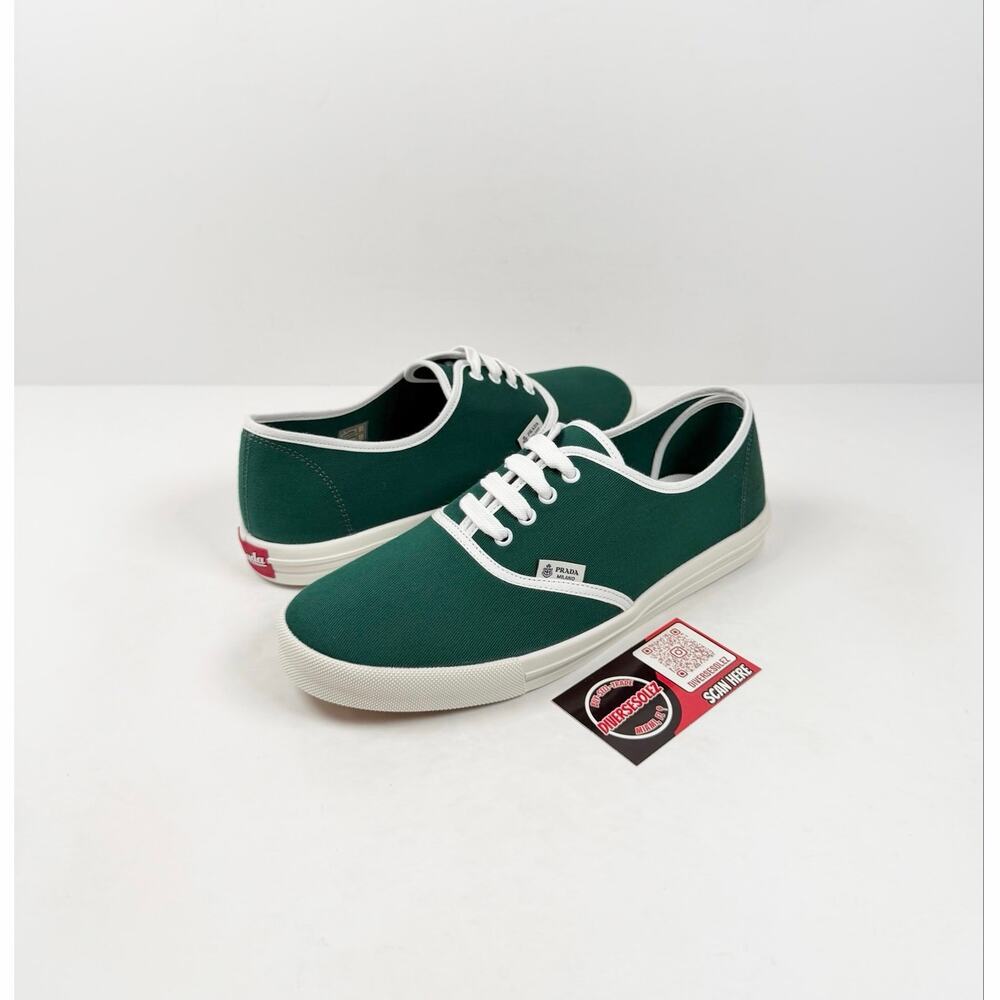 Size 7UK/8US - Prada Drill Fabric Low Top NEW